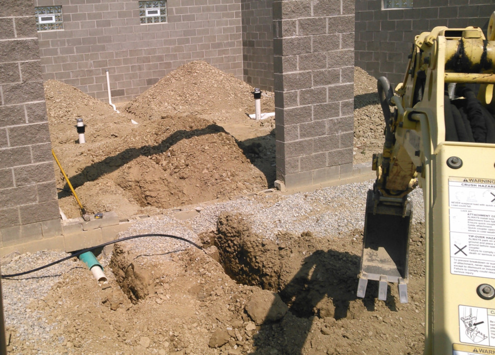 underground-addition underground rough in for toilet lines